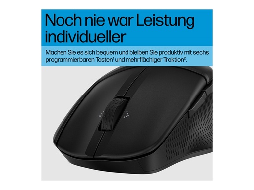 [8T6M3AA#ABB] HP 480 - Maus - Komfort, Standardgröße - ergonomisch - 7 Tasten - kabellos - Bluetooth 5.3 - kabelloser Empfänger (USB)