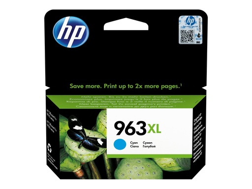 [3JA27AE#301] HP 963XL - 22.77 ml - Hohe Ergiebigkeit - Cyan