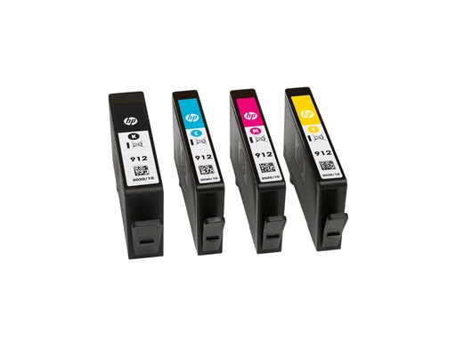 [6ZC74AE#301] HP 912 - 4er-Pack - Schwarz, Gelb, Cyan, Magenta