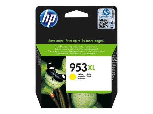 [F6U18AE#301] HP 953XL - 18 ml - Hohe Ergiebigkeit - Gelb -
