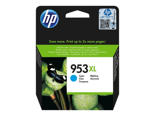 [F6U16AE#301] HP 953XL - 18 ml - Hohe Ergiebigkeit - Cyan