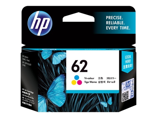[C2P06AE#UUQ] HP 62 - 4.5 ml - Farbe (Cyan, Magenta, Gelb)