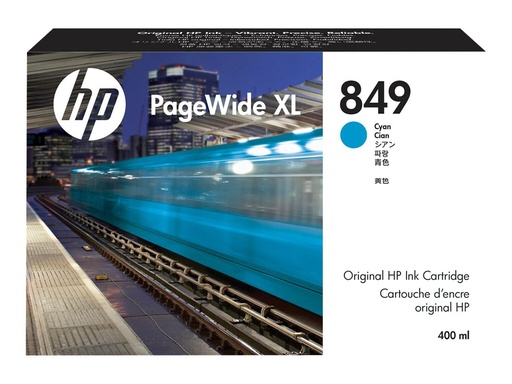 [1XB39A] HP 849 - 400 ml - Cyan - original - PageWide