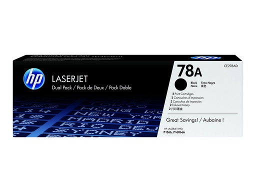 [CE278AD] HP Toner CE278AD 78A 2 - Original - Tonereinheit