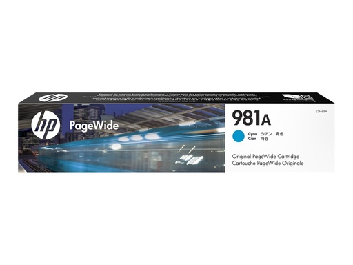 [J3M68A] HP 981A - 70 ml - Cyan - original - PageWide