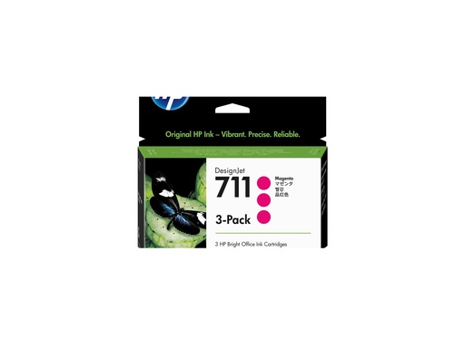 [CZ135A] HP 711 - 3er-Pack - 29 ml - Magenta - original