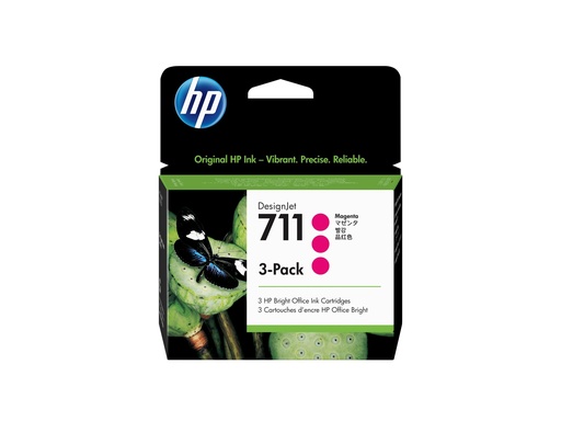 [CZ135A] HP 711 - 3er-Pack - 29 ml - Magenta - original