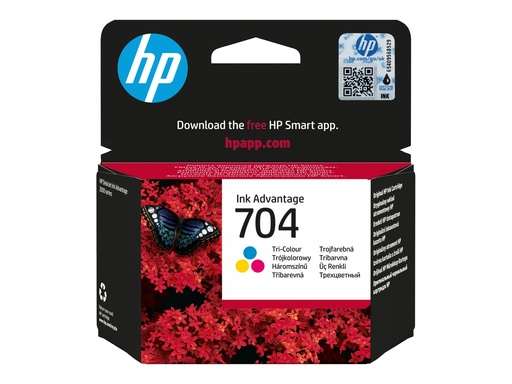 [CN693AE#445] HP 704 - Farbe (Cyan, Magenta, Gelb) - original