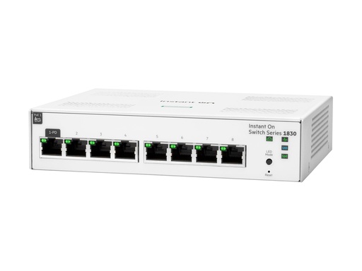 [JL810A#ABB] HPE Networking Aruba Instant On 1830 8G - Managed - L2 - Gigabit Ethernet (10/100/1000) - Vollduplex - Rack-Einbau