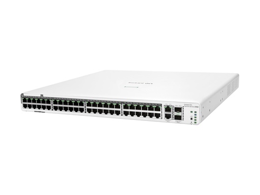 [JL809A#ACC] HPE Networking Instant On 1960 48G 40p Class4 8p Class6 PoE 2XGT 2SFP+ 600W Switch - Switch - managed - 48 x 10/100/1000 + 2 x 10 Gigabit SFP+ + 2 x 100/1000/10GBase-T - an Rack montierbar - PoE (600 W)