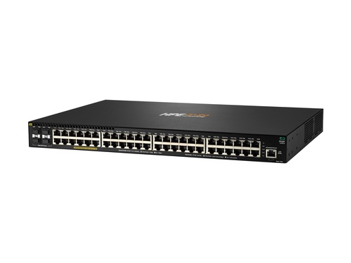 [JL557A#ABB] HPE Aruba 2930F 48G PoE+ 4SFP - Switch - L3 - managed - 48 x 10/100/1000 (PoE+)